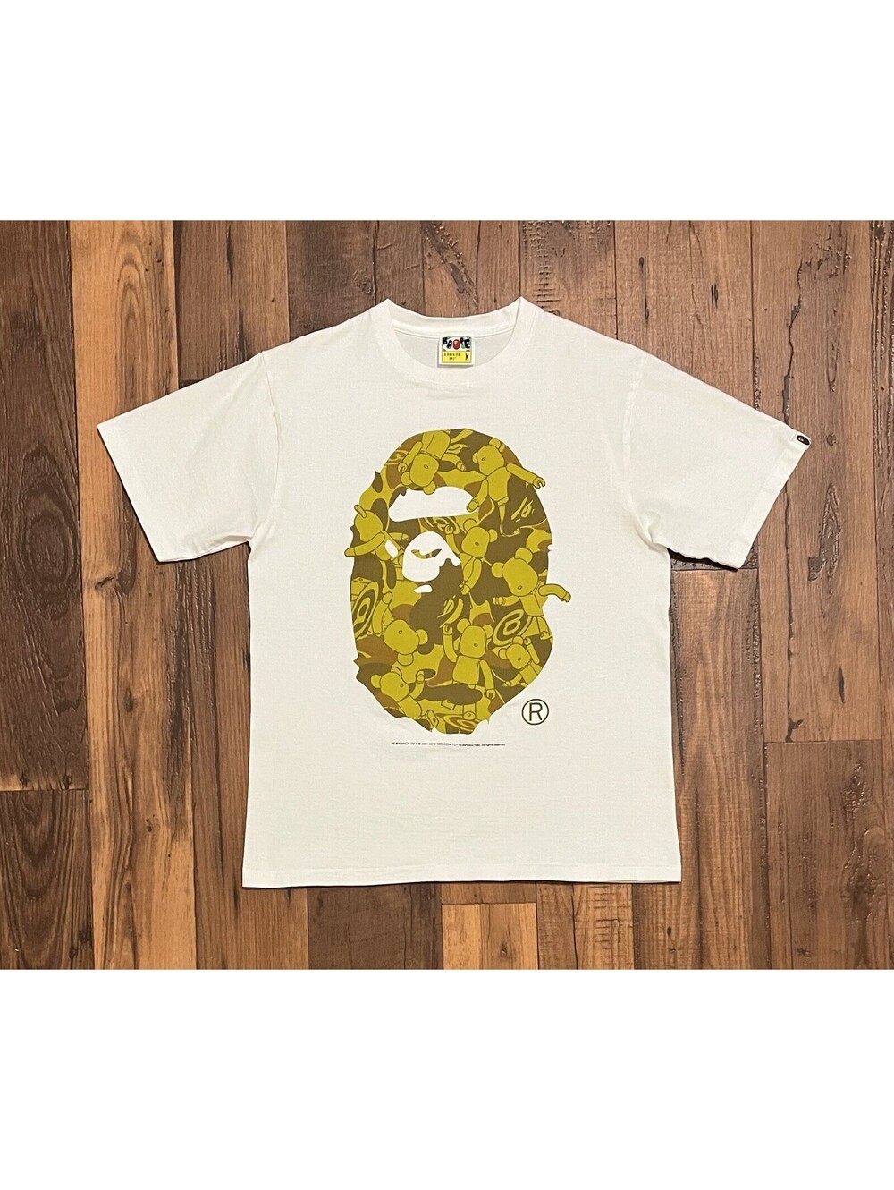 A Bathing Ape Bape Medicom Bearbrick Camo Tee Shirt Medium